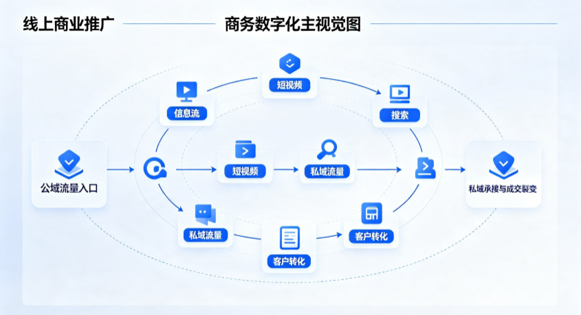奎文区线上商业推广怎么做？全域流量闭环搭建与低成本转化实战指南